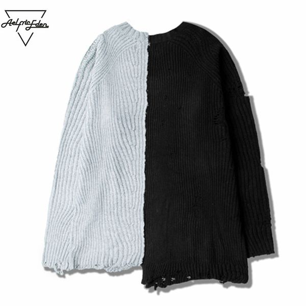 aelfric eden winter sweater for men casual knitted sweater korea ripped hole man brand hip hop patchwork clothing snl782, White;black
aelfric eden winter sweater for men casual knitted sweater korea ripped hole man brand hip hop patchwork clothing snl782, White;black