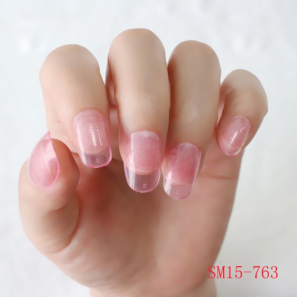 24pcs new design candy oval decorative fake nails long round section transparent powder l763, Red;gold
24pcs new design candy oval decorative fake nails long round section transparent powder l763, Red;gold