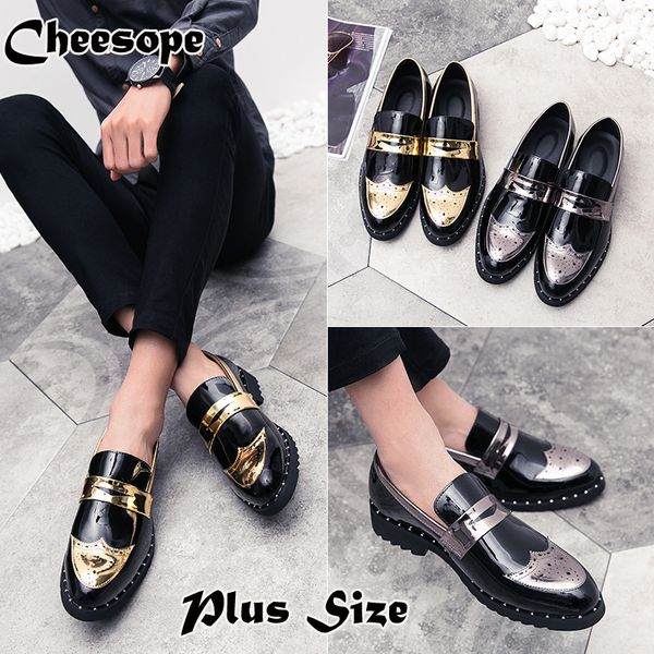 plus size men dress shoes men simple oxford italian style pointed toe formal wedding casual slip-on boat leather shoes, Black
plus size men dress shoes men simple oxford italian style pointed toe formal wedding casual slip-on boat leather shoes, Black