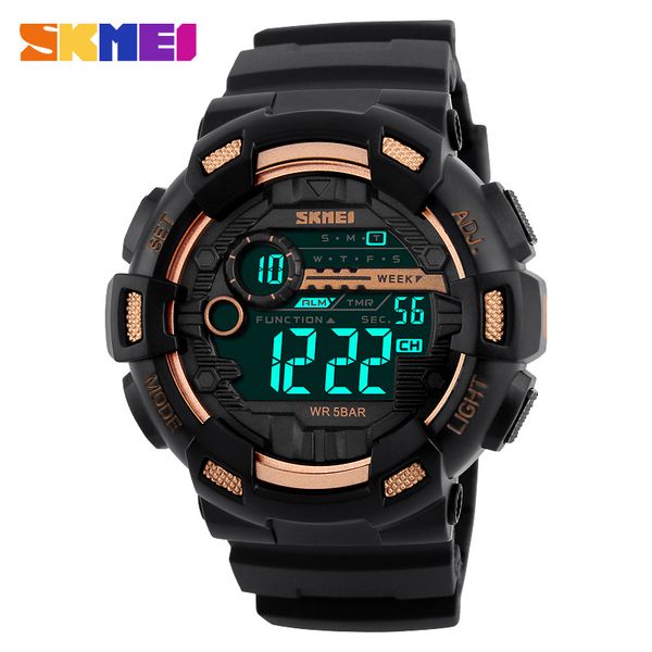 skmei men digital wristwatches led display multiple time zone 50m waterproof clock relogio masculino outdoor sports watches, Slivery;brown
skmei men digital wristwatches led display multiple time zone 50m waterproof clock relogio masculino outdoor sports watches, Slivery;brown