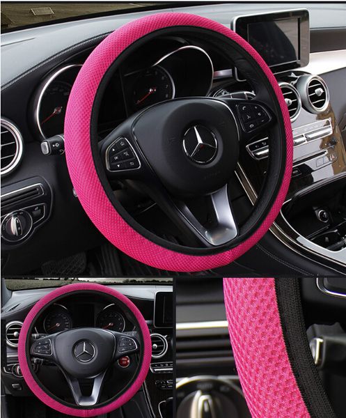 6 Clolors Skidproof Durable Car Steering Wheel Cover Sandwich Fabric Handmade Auto Covers Fit For Most Cars Breathability
6 Clolors Skidproof Durable Car Steering Wheel Cover Sandwich Fabric Handmade Auto Covers Fit For Most Cars Breathability