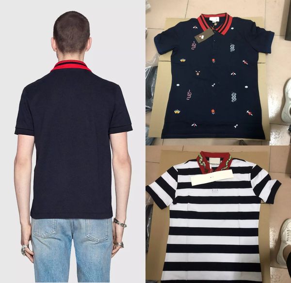 New fashion designer Brand luxury Polo Shirt men bee tshirt tee shirt tops turn-down collar casual men's fabric letter Snake polo t-shirt
New fashion designer Brand luxury Polo Shirt men bee tshirt tee shirt tops turn-down collar casual men's fabric letter Snake polo t-shirt