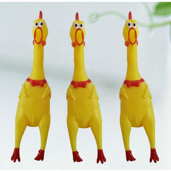 Shrilling Chickens 17cm 31cm 39cm Screaming Rubber Chicken Squeeze Stress Toy Funny Squeeze Sound Toy children gift retail 6pcs
Shrilling Chickens 17cm 31cm 39cm Screaming Rubber Chicken Squeeze Stress Toy Funny Squeeze Sound Toy children gift retail 6pcs