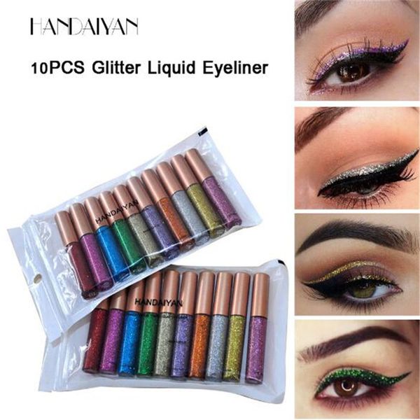 10pcs/set glitter eyeshadow & eyeliner diamond shimmer metallic pigment highlight eyeshadow liquid eyeliner makeup dhl ing
10pcs/set glitter eyeshadow & eyeliner diamond shimmer metallic pigment highlight eyeshadow liquid eyeliner makeup dhl ing