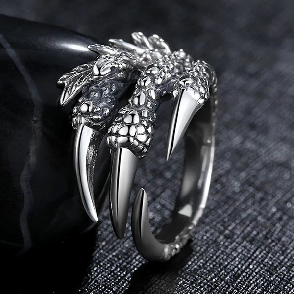 2019 new personalized punk rock rings stainless steel mens biker rings vintage gothic jewelry dragon claw ring for men gift, Golden;silver
2019 new personalized punk rock rings stainless steel mens biker rings vintage gothic jewelry dragon claw ring for men gift, Golden;silver