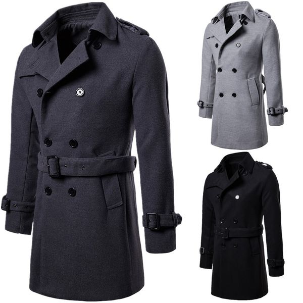 men casual trench coat mens long winter coats new fashion slim fit mens man wool uk style outwear overcoat outerwear j181178, Black
men casual trench coat mens long winter coats new fashion slim fit mens man wool uk style outwear overcoat outerwear j181178, Black