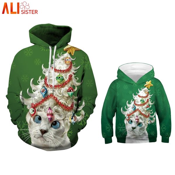 alisister funny cat print parent-child hoodies christmas sweatshirt family matching outfits 3d baby kids pullover family clothes, Black
alisister funny cat print parent-child hoodies christmas sweatshirt family matching outfits 3d baby kids pullover family clothes, Black