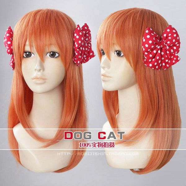 new fashion women's orange cosplay wavy hair wig, Black;brown
new fashion women's orange cosplay wavy hair wig, Black;brown