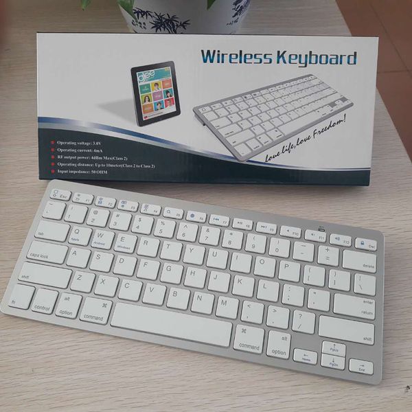

new cellphone keyboards bluetooth v3.0 mini 78 keys portable ultr-thin wireless keyboard for smart cellphone ipad fit ios windows android
