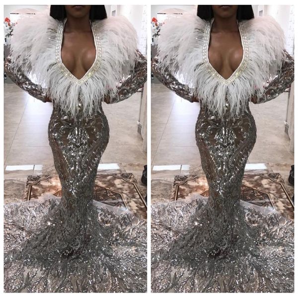 bling south africa mermaid slim prom dresses party gowns sparkly sequin beads special occasion party gowns, Black
bling south africa mermaid slim prom dresses party gowns sparkly sequin beads special occasion party gowns, Black