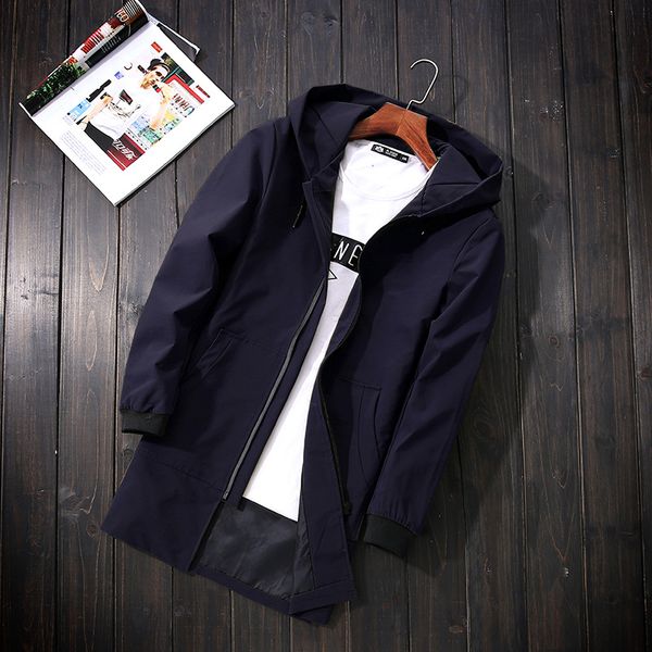 2018 spring autumn men's fashion hooded jacket coat men casual trench outerwear man windbreaker black coat jaqueta plus size 5xl, Tan;black
2018 spring autumn men's fashion hooded jacket coat men casual trench outerwear man windbreaker black coat jaqueta plus size 5xl, Tan;black