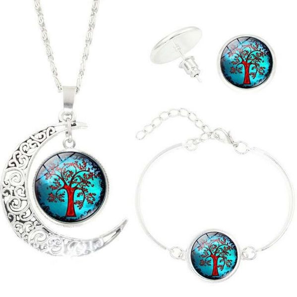 jewelry sets for women the tree of life necklace bracelets earrings wholesale fashion of shipping, Black
jewelry sets for women the tree of life necklace bracelets earrings wholesale fashion of shipping, Black