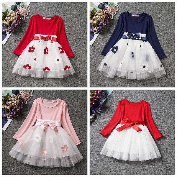 girls dresses autumn bowknot baby dresses girls print princess dress toddler korean style pettiskirt kids designer clothes yl713, Red;yellow
girls dresses autumn bowknot baby dresses girls print princess dress toddler korean style pettiskirt kids designer clothes yl713, Red;yellow