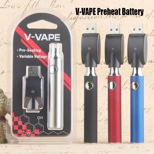 Аккумулятор V-VAPE LO VV Комплект батарей предварительного нагрева 650 мАч Аккумулятор переменного напряжения с USB-зарядным устройством для масляного бака 510 с резьбой
Аккумулятор V-VAPE LO VV Комплект батарей предварительного нагрева 650 мАч Аккумулятор переменного напряжения с USB-зарядным устройством для масляного бака 510 с резьбой