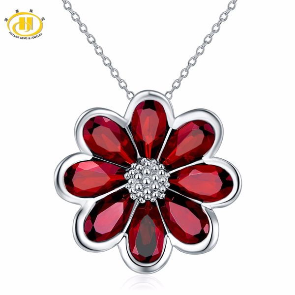 hutang 12.0ct natural garnet flower pendant solid 925 sterling silver necklace gemstone fine jewelry birthday gift 18" chain
hutang 12.0ct natural garnet flower pendant solid 925 sterling silver necklace gemstone fine jewelry birthday gift 18" chain