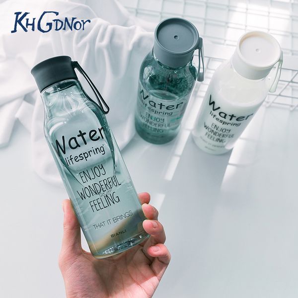 khgdnor letter printed plastic water bottle simple large capacity leak proof drinking bottle student 520ml bottles
khgdnor letter printed plastic water bottle simple large capacity leak proof drinking bottle student 520ml bottles