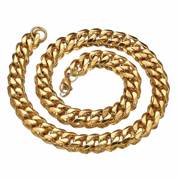 granny chic new jewelry silver gold 7"-40" 15mm curb cuban chain necklace / bracelet 316l stainless steel mens womens xmas gift
granny chic new jewelry silver gold 7"-40" 15mm curb cuban chain necklace / bracelet 316l stainless steel mens womens xmas gift