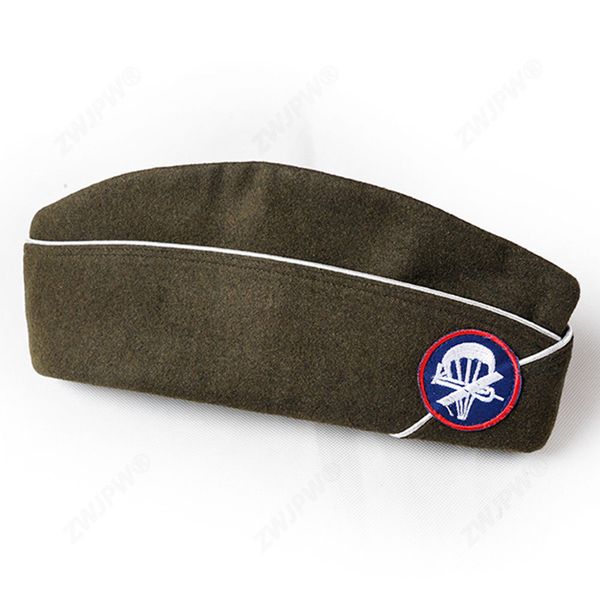 wwii us airborne paratrooper wool garrison cap airborne hat in sizes - world store, Black;white
wwii us airborne paratrooper wool garrison cap airborne hat in sizes - world store, Black;white