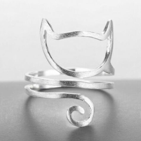 jewelry s925sterling silver rings for women cat open rings simple fashion of shipping
jewelry s925sterling silver rings for women cat open rings simple fashion of shipping