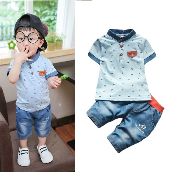 summer new baby boys summer clothes newborn children clothing sets for boy short sleeve shirts + jeans cool denim shorts suit, White
summer new baby boys summer clothes newborn children clothing sets for boy short sleeve shirts + jeans cool denim shorts suit, White