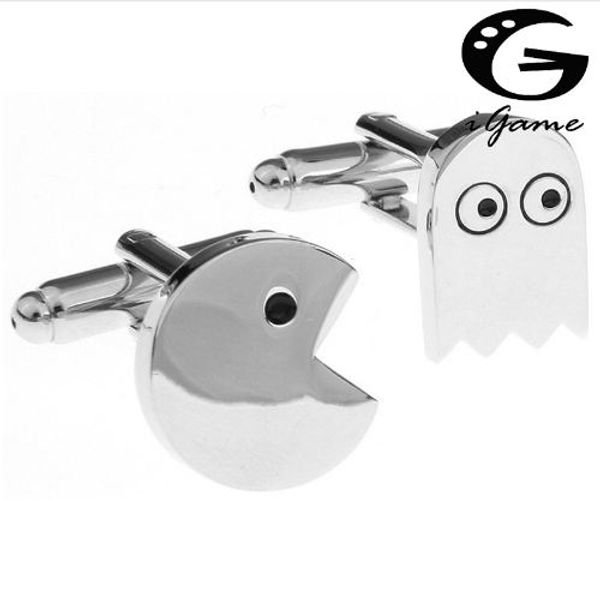 factory price retail cufflinks for men brass material cute pacman design cuff links, Silver
factory price retail cufflinks for men brass material cute pacman design cuff links, Silver