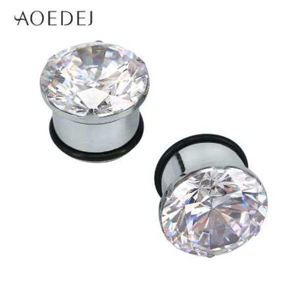 aoedej 4-16mm crystal ear tunnel earrings stainless steel ear flesh tunnel ear gauges plugs expander piercing plug oreille, Silver
aoedej 4-16mm crystal ear tunnel earrings stainless steel ear flesh tunnel ear gauges plugs expander piercing plug oreille, Silver