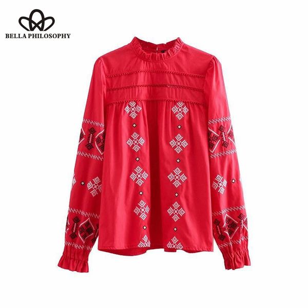bella philosophy 2018 women vintage embroidery red casual blouse ladies agaric lace pleated shirt chic femininas blusas, White
bella philosophy 2018 women vintage embroidery red casual blouse ladies agaric lace pleated shirt chic femininas blusas, White