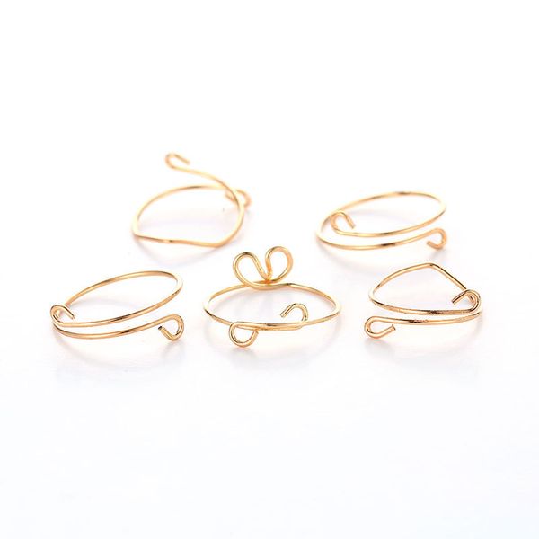 5 pcs/set geometric personalized curvilinear simple style silver golden midi rings for women, Golden;silver
5 pcs/set geometric personalized curvilinear simple style silver golden midi rings for women, Golden;silver