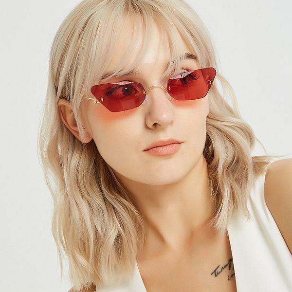 rimless cat eye sunglasses for women and mend red yellow lens sun glasses female chic vinatge eyewear small frame pink shades, White;black
rimless cat eye sunglasses for women and mend red yellow lens sun glasses female chic vinatge eyewear small frame pink shades, White;black