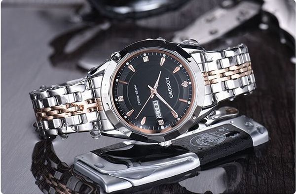 longbo 80164g brand couple man woman fashion casual business quartz watch full stainless steel band calendar relogio masculino, Slivery;brown
longbo 80164g brand couple man woman fashion casual business quartz watch full stainless steel band calendar relogio masculino, Slivery;brown