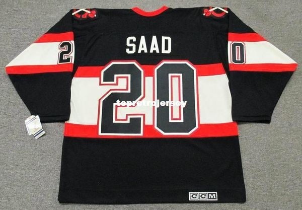 wholesale mens brandon saad chicago blackhawks 1930's ccm vintage retro hockey jersey, Black;red 
wholesale mens brandon saad chicago blackhawks 1930's ccm vintage retro hockey jersey, Black;red