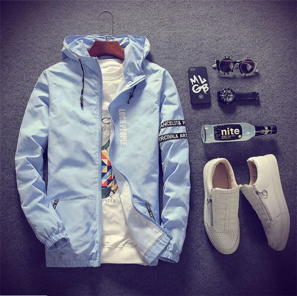 Letter Spring Autumn New Fashion Slim Fit Young Men Hooded Jacket Thin Jackets Brand Casual Windbreaker Top Quality Regular Thin
Letter Spring Autumn New Fashion Slim Fit Young Men Hooded Jacket Thin Jackets Brand Casual Windbreaker Top Quality Regular Thin