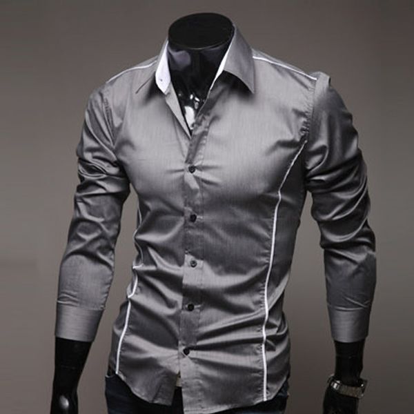 luxury stylish casual designer dress shirt muscle fit shirts long sleeve business shirt clothes us style shirts clothing, White;black
luxury stylish casual designer dress shirt muscle fit shirts long sleeve business shirt clothes us style shirts clothing, White;black