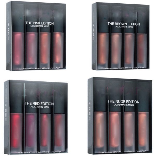 Liquid Lipstick Kit 4pcs set The Red Nude Brown Pink Edition Nude Love Collection ( 4 x 1.9ml )
Liquid Lipstick Kit 4pcs set The Red Nude Brown Pink Edition Nude Love Collection ( 4 x 1.9ml )