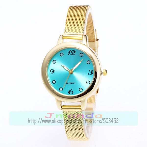 100pcs/lot fashion colorful dial elegance lady mesh watch no logo gold belt bracelet watch for women selling wrist, Slivery;brown
100pcs/lot fashion colorful dial elegance lady mesh watch no logo gold belt bracelet watch for women selling wrist, Slivery;brown