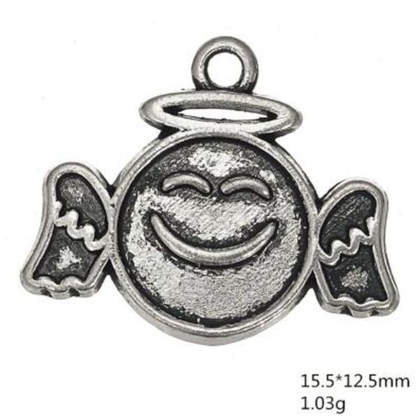 2021 lovely smile angle metal charm other customized jewelry, Bronze;silver
2021 lovely smile angle metal charm other customized jewelry, Bronze;silver