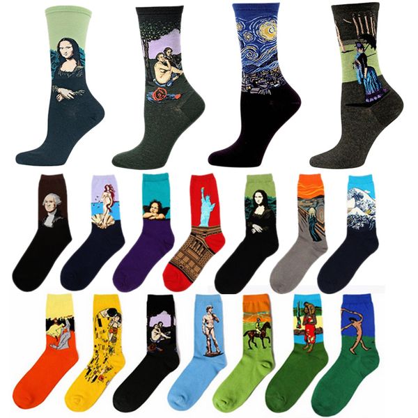 wholesale-fashion art cotton crew printed socks painting character pattern women men harajuku design sox calcetine gogh novelty funny, Black;white
wholesale-fashion art cotton crew printed socks painting character pattern women men harajuku design sox calcetine gogh novelty funny, Black;white