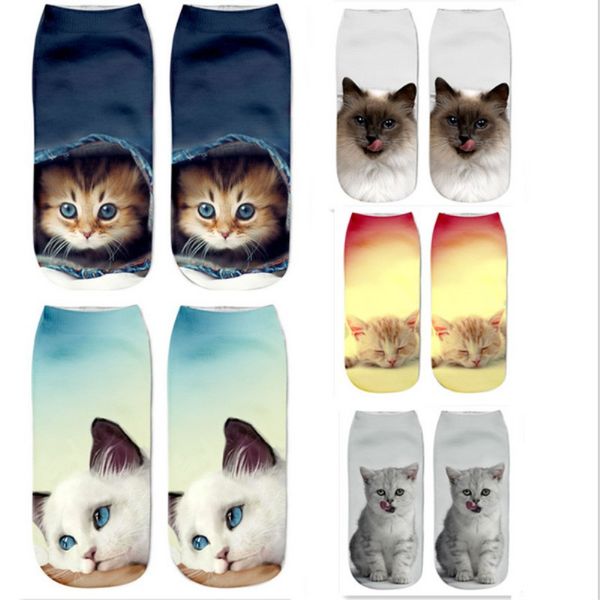 cat socks 3d printing female socks women low cut ankle socks calcetines mujer casual hosiery printed sock, Black;white
cat socks 3d printing female socks women low cut ankle socks calcetines mujer casual hosiery printed sock, Black;white