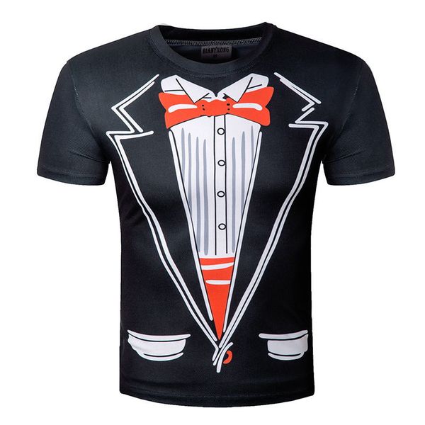 2017 novelty men t shirts tuxedo tees retro tie funny camisetas men o neck tshirt casual leisure mens clothing, White;black
2017 novelty men t shirts tuxedo tees retro tie funny camisetas men o neck tshirt casual leisure mens clothing, White;black