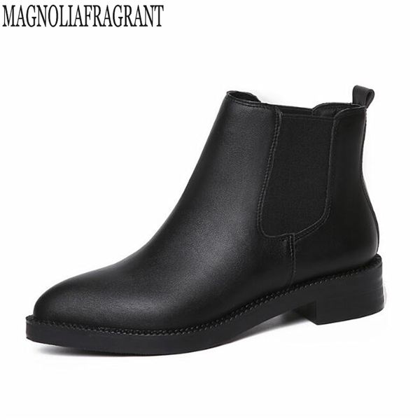 2019 european style ankle boots fashion comfortable women boots plus velvet warm women's shoes pointed flat short boot mm224, Black
2019 european style ankle boots fashion comfortable women boots plus velvet warm women's shoes pointed flat short boot mm224, Black