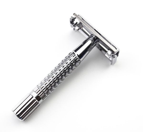 safety razor chrome alloy with packing sliver unscrew the two-sided turret manual shaving razor
safety razor chrome alloy with packing sliver unscrew the two-sided turret manual shaving razor