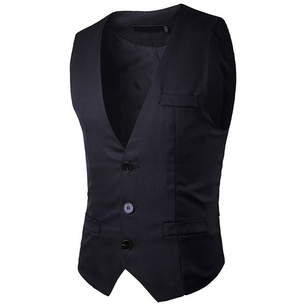 men's suit vest good quality solid color business wedding dress vest for mens fashion slim fit waistcoat men navy black, Black;white
men's suit vest good quality solid color business wedding dress vest for mens fashion slim fit waistcoat men navy black, Black;white