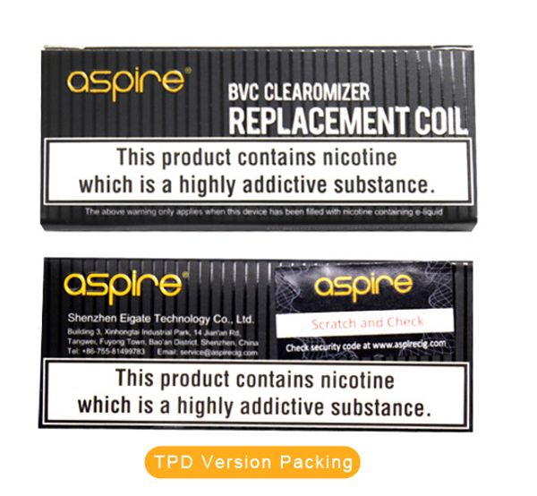 Аутентичные Aspire K1 / K2 // ET / ET-S / CE5 / CE5-S BVC Катушки Глава 1.6 / 1.8 / 2.1 Ом Замена Форсунки
Аутентичные Aspire K1 / K2 // ET / ET-S / CE5 / CE5-S BVC Катушки Глава 1.6 / 1.8 / 2.1 Ом Замена Форсунки