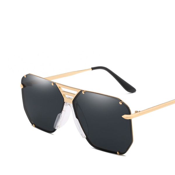 new style fashion trends simple square men sunglasses women retro metal frame vintage oversized sun glasses uv400, White;black
new style fashion trends simple square men sunglasses women retro metal frame vintage oversized sun glasses uv400, White;black