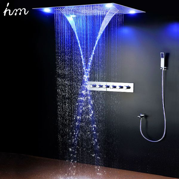 24'' x 31''luxury multiple function rainbow color change waterfall rain mist recessed ceiling shower set high flow showe
24'' x 31''luxury multiple function rainbow color change waterfall rain mist recessed ceiling shower set high flow showe