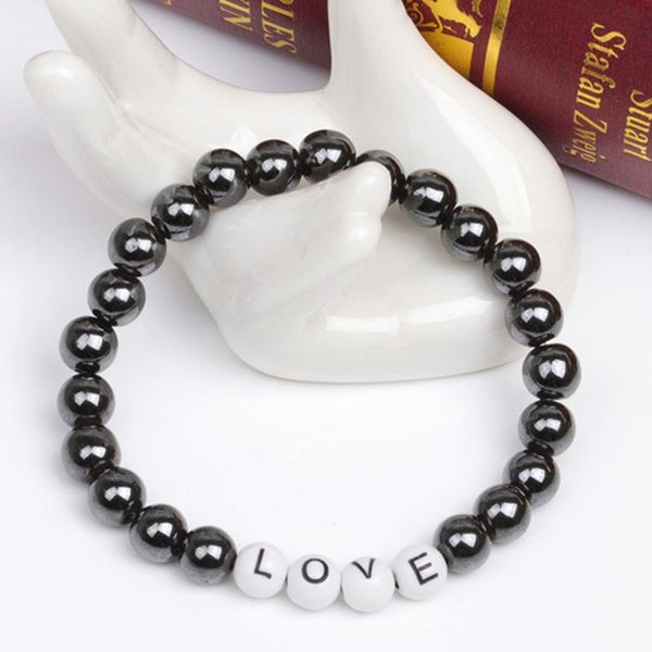 trendy jewelry lucky oval charms letter love charm bracelet magnetic black hematite elastic rope beads bracelets
trendy jewelry lucky oval charms letter love charm bracelet magnetic black hematite elastic rope beads bracelets