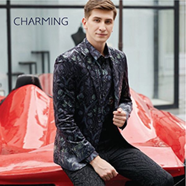 suit jacket, mens italian suits, luxurious velvet printed fabric, gentleman jacket, suitable for singers, wedding party party dress, Black;gray
suit jacket, mens italian suits, luxurious velvet printed fabric, gentleman jacket, suitable for singers, wedding party party dress, Black;gray