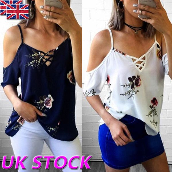 womens blouse summer floral shirt tee cold casual shoulder loose ladies t xxiog, Black
womens blouse summer floral shirt tee cold casual shoulder loose ladies t xxiog, Black