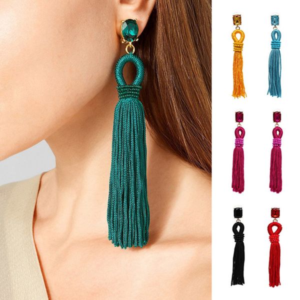 dvacaman brand 2017 bohemian style long rope tassel earrings big promotion women party statement drop earrings jewelry x55, Silver
dvacaman brand 2017 bohemian style long rope tassel earrings big promotion women party statement drop earrings jewelry x55, Silver