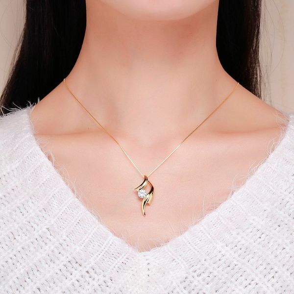 925 sterling silver w/ yellow gold color curve ribbon cz pingente pendant necklace women jewelry pingentes elegant mother's day
925 sterling silver w/ yellow gold color curve ribbon cz pingente pendant necklace women jewelry pingentes elegant mother's day